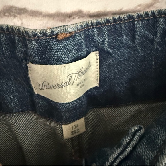 Universal Thread Dark Blue Flare & Wide Leg Jeans - Picture 6 of 8